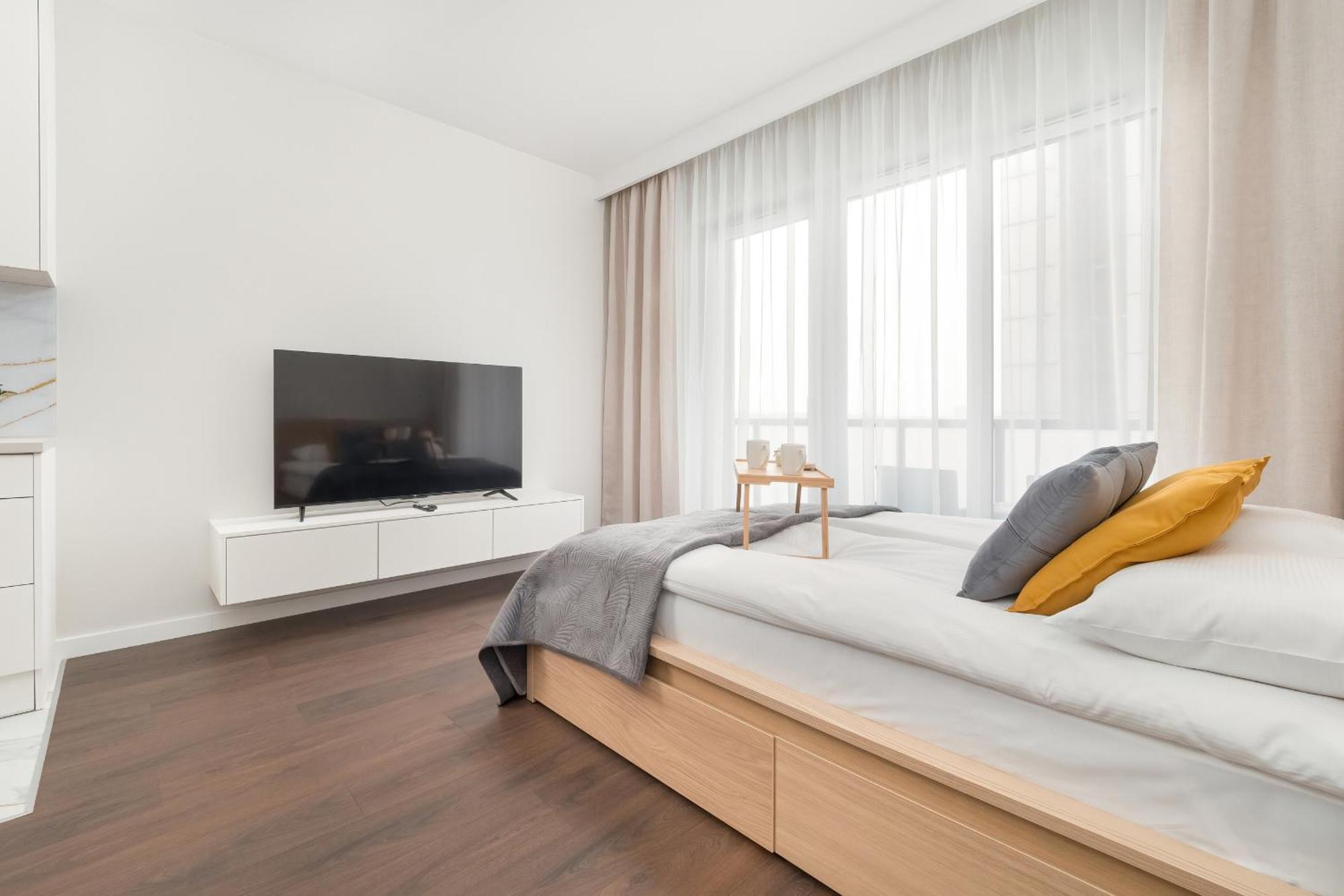 With Parking & Balkony, Zabrska Global Office Park By Renters Apartment *